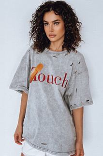 Damen TOUCH T-shirt hellgrau Dstreet RY2629