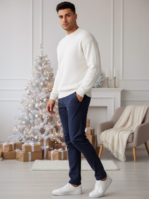 Marineblaue Hose für Männer Dstreet UX4411z