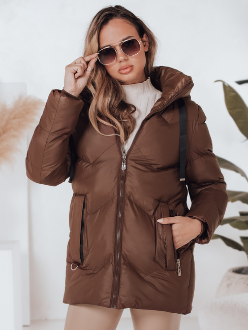 Damen Winterjacke SALVONA braun gesteppt Dstreet TY4998