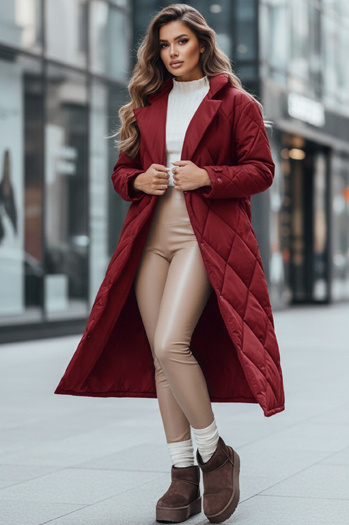 Damen-Winterjacke WARMISSA gesteppt burgunderrot Dstreet TY4918z