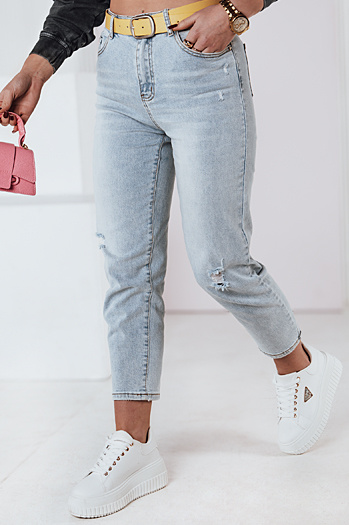 Damen Denim Mom Fit Hose JEANMOMENT Dstreet UY2358