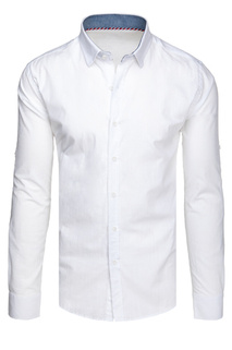 Herren Langarmhemd smart weiß Dstreet DX2669