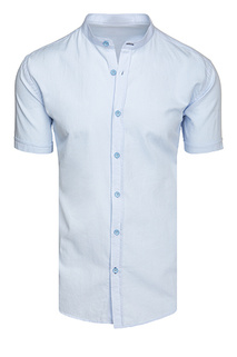 Herren Kurzarmhemd blau Dstreet KX1062