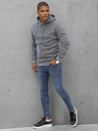 Herren Kapuzenpullover Dunkelgrau Dstreet BX5427