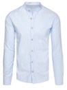 Herren Langarmhemd mit schmalem Kragen blau Dstreet DX2664_1