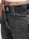 Damen Mom Fit Jeans schwarz Dstreet UY2740