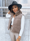 Damen Steppweste BEEWARM  Farbe Camel DSTREET TY3800
