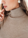 Damen-Rollkragenpullover VANORIA beige Dstreet MY2489