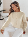 Damen Pullover mit Reißverschluss SELINA ecru Dstreet MY2515