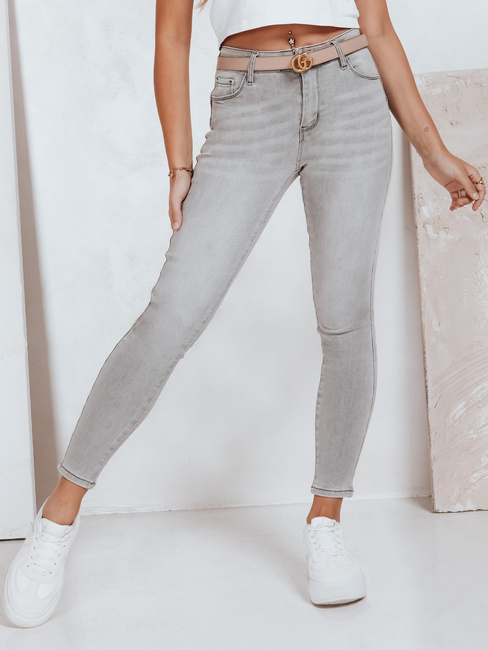 Damen Push Up Jeans grau Dstreet UY2804