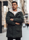 Herren Winter Parka Jacke mit Kapuze grün Dstreet TX4961z