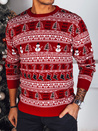 Herren Weihnachtspulli rot Dstreet WX2164