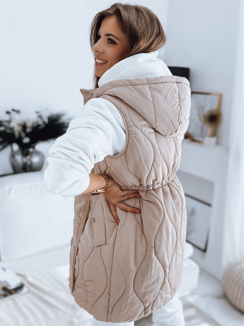 Damen Steppweste WELIA Beige Dstreet TY3295