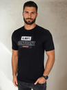 Herren T-shirt mit Aufdruck Farbe Schwarz DSTREET RX5407