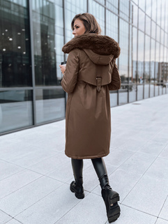 Damen Winter Parka Jacke LUSTER coffee Dstreet TY3956_2