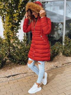 Damen Winterjacke TERIS rot Dstreet TY3097_1