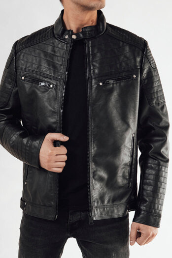 Herren Jeansjacke Farbe Schwarz DSTREET TX4684