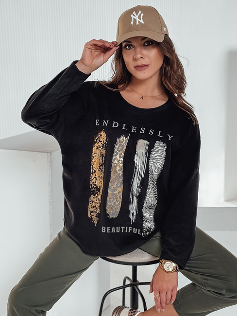 MODEZINE Damenbluse in Übergröße schwarz Dstreet RY2690