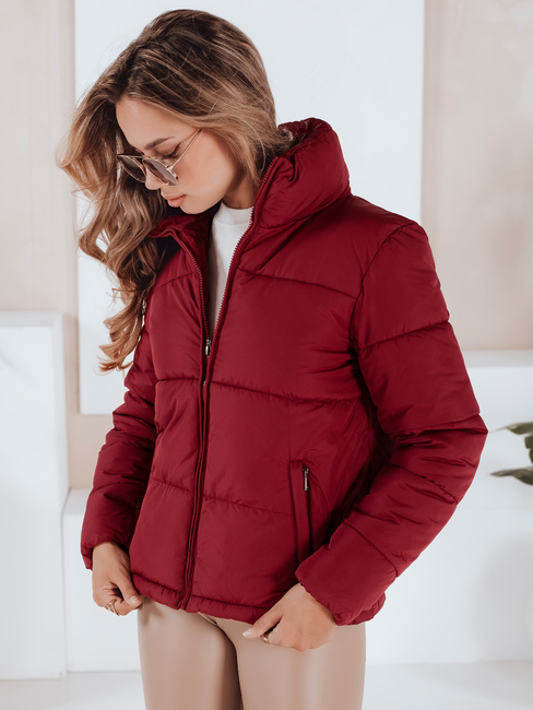 Damen Steppwinterjacke LAROSE kastanienbraun Dstreet TY5218