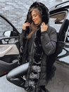 Damen Winterjacke CLUSTER schwarz Dstreet TY4030