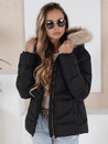Gesteppte Damen Winterjacke schwarz Dstreet TY5149