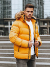 Herren Winterjacke gesteppt gelb Dstreet TX4162
