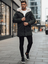 Herren Winter Parka Jacke mit Kapuze grün Dstreet TX4966z