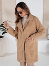 Damen Teddyfell Wintermantel beige Dstreet NY0757