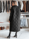 Langer Damen Steppmantel TRENDIFY schwarz Dstreet TY4378
