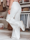 Damenhose mit weitem Bein LEGBLISS weiß Dstreet UY2676