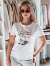 Damen LUMIFIT Pudel-T-Shirt weiß Dstreet RY2738