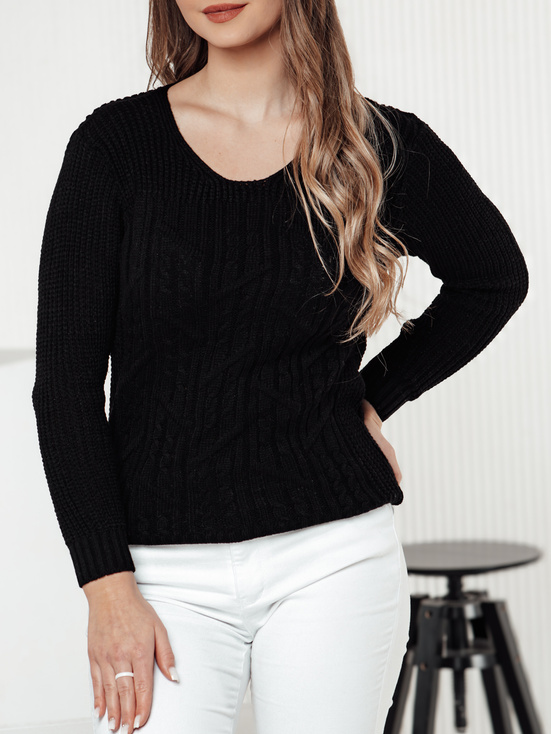 LAVIRTA Damen Pullover schwarz Dstreet MY2392