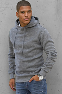 Herren Kapuzenpullover Dunkelgrau Dstreet BX5427