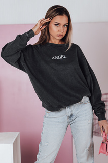 Damen Sweatshirt in Einheitsgröße HALOAURA graphit Dstreet BY1347