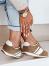 Damen beige Turnschuhe Dstreet ZY1048