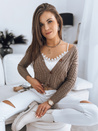 Damen Strickjacke RIGLA Farbe Beige DSTREET MY1637