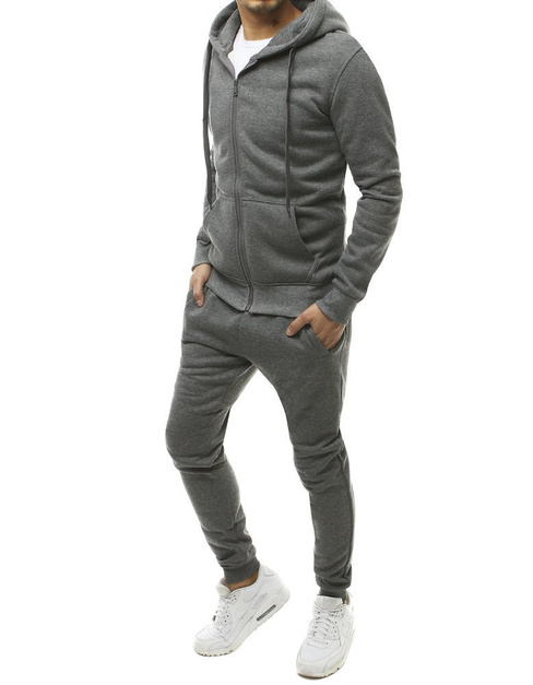 Herren Trainingsanzug dunkelgrau Dstreet AX0379
