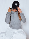 Damen Kapuzenpullover BASIC Anthrazit BY0172