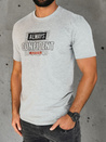 Herren T-shirt mit Aufdruck Farbe Grau DSTREET RX5406