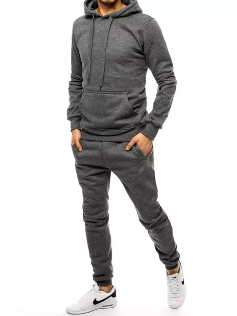 Herren Trainingsanzug dunkelgrau Dstreet AX0382