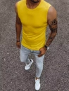 Herren Tanktop Gelb Dstreet RX4920_1