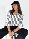 Damen Bluse mit langen Ärmeln VARASE Farbe Weiß DSTREET RY2365