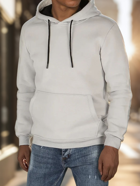 Herren Basic Hoodie hellgrau Dstreet BX5862