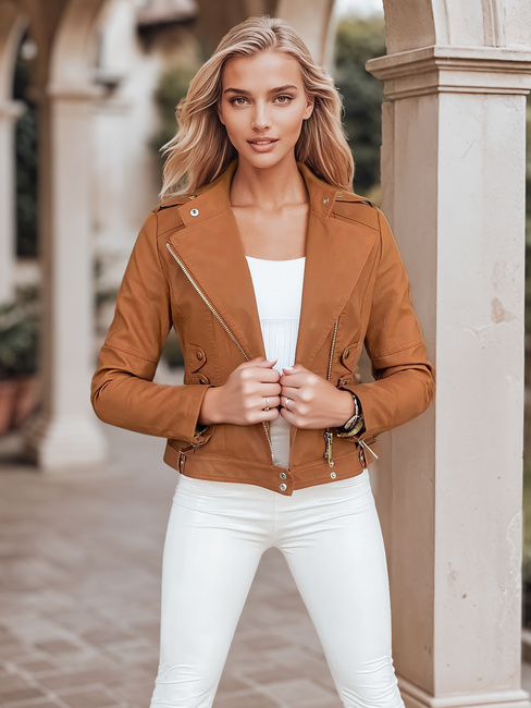 TERLA camel Damen Ramones Jacke Dstreet TY3039