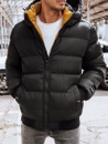 Herren Winter Steppjacke Schwarz Dstreet TX4214