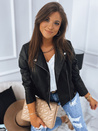 Damen Kunstlederjacke VIBE Schwarz Dstreet TY2843