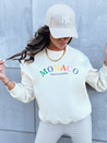Damen Oversize Sweatshirt MONACO Farbe Creme DSTREET BY1232