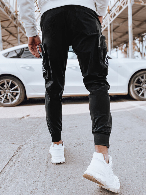 Herren Cargohosen Farbe Schwarz DSTREET UX4309