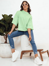 Damen Bluse mit kurze Ärmeln CHARMA Farbe Hellgrün DSTREET RY2475