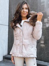 Damen Winterjacke SNOW Farbe Beige DSTREET TY3817